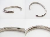 Atq Navajo Arrows Stamped Unique Triangle Wire Cuff  c.1910～