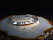 Atq Navajo Arrows Stmped Ingot Slv Triangle Wire Cuff c.1920