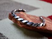 Vintage Navajo Heavy Twisted Triangle Wire Cuff  c.1945～