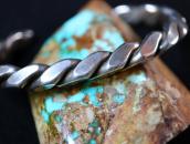 Vintage Navajo Heavy Twisted Triangle Wire Cuff  c.1945～
