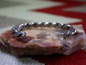 Vintage Navajo Heavy Twisted Triangle Wire Cuff  c.1945～