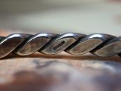 Vintage Navajo Heavy Twisted Triangle Wire Cuff  c.1945～