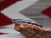 【Silviano Quintana】Cochiti Stamped TriangleWire Cuff c.1955～