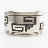 【Joe H. Quintana】 Cochiti Cloud Overlay Wide Cuff c.1950～