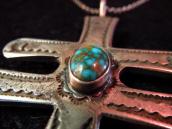 Vintage stamped Dragonfly Cross Necklace  c.1940