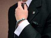 【Frank Patania】Sq. Gem No.8 Turquoise Tie Tack Pin  c.1950～