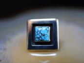 【Frank Patania】Sq. Gem No.8 Turquoise Tie Tack Pin  c.1950～