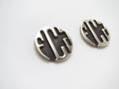 【Frank Patania/Thunderbird Shop】Overlay Earrings  c.1960