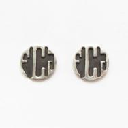 【Frank Patania/Thunderbird Shop】Overlay Earrings  c.1960