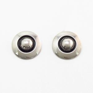 【Frank Patania Sr.】"Navajo Pearl" Clip On Earrings  c.1945～