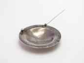 【NAVAJO GUILD】Vintage Stamped Slv Round Concho Pin c.1950
