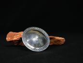【NAVAJO GUILD】Vintage Stamped Slv Round Concho Pin c.1950