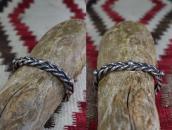 Atq Navajo Double Twisted Wire Cuff w/Silver Drops  c.1940～