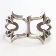 【NAVAJO GUILD】Vintage Casted Silver Cuff  Bracelet  c.1945～