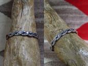 Atq Navajo Stamped Flat Twistedwire Cuff Bracelet  c.1935～