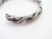 Atq Navajo Stamped Flat Twistedwire Cuff Bracelet  c.1935～