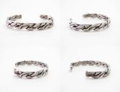 Atq Navajo Stamped Flat Twistedwire Cuff Bracelet  c.1935～