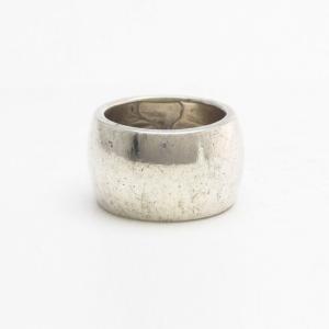 【Bernard Dawahoya】 Hopi Repoused Band Silver Ring  c.1960～