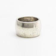 【Bernard Dawahoya】 Hopi Repoused Band Silver Ring  c.1960～