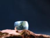 【Bernard Dawahoya】 Hopi Repoused Band Silver Ring  c.1960～