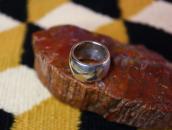 【Bernard Dawahoya】 Hopi Repoused Band Silver Ring  c.1960～