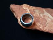 【Bernard Dawahoya】 Hopi Repoused Band Silver Ring  c.1960～