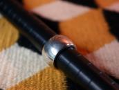 【Bernard Dawahoya】 Hopi Repoused Band Silver Ring  c.1960～