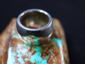 【Bernard Dawahoya】 Hopi Repoused Band Silver Ring  c.1960～