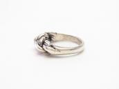 Vintage Mexican Braided Silver Wire Men's Ring  c.1955～