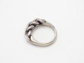 Vintage Mexican Braided Silver Wire Men's Ring  c.1955～