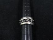 Old Braided & Half-Round Wire 3-Strand Design Ring  c.1970～