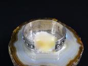 【Frank Patania】7 Persian Turquoise Row Cuff Bracelet  c.1950