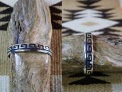 【Bernard Dawahoya】Hopi Flowing Water Overlay Cuff  c.1970～