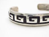 【Bernard Dawahoya】Hopi Flowing Water Overlay Cuff  c.1970～