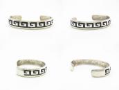 【Bernard Dawahoya】Hopi Flowing Water Overlay Cuff  c.1970～