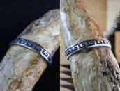 【Bernard Dawahoya】Hopi Flowing Water Overlay Cuff  c.1970～