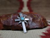 Attributed to【Mark Chee】Navajo Slv CrossTop Necklace c.1960～