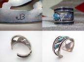 Vtg Navajo High Grade #8 Turquoise Row Cuff Bracelet c.1960～