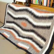Vintage Navajo Rug 【Dazzler】  c.1970  80/100