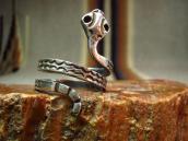 Vintage Snake shape stamped Ring  c.1950