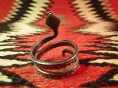 Vintage Snake shape stamped Ring  c.1950