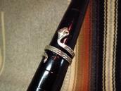 Vintage Snake shape stamped Ring  c.1950