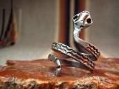 Vintage Snake shape stamped Ring  c.1950
