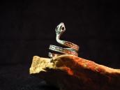 Vintage Snake shape stamped Ring  c.1950