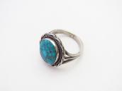 Vintage Navajo Gem Quality Turquoise Ring in Silver  c.1950～
