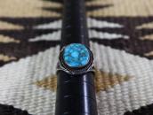 Vintage Navajo Gem Quality Turquoise Ring in Silver  c.1950～