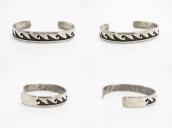 【Hopi Crafts】 Vintage Flowing Water Overlay Cuff  c.1960～