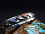 【Hopi Crafts】 Vintage Flowing Water Overlay Cuff  c.1960～