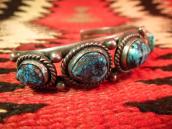 Vintage Cuff with Blue Diamond Turquoise  c.1950