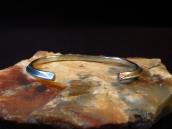 Antique Stamped IngotSilver Narrow TriangleWire Cuff c.1920～